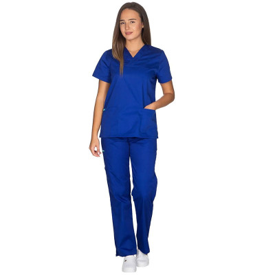 Γυναικεία στολή Νοσηλευτών & Ιατρών Classic Fit Alezi | Μπλε