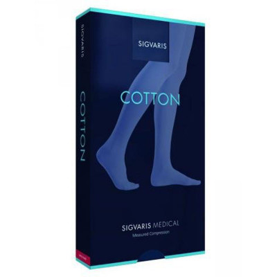 Κάλτσες συμπίεσης Sigvaris Cotton 1 AD μέχρι το γόνατο κλάση 1