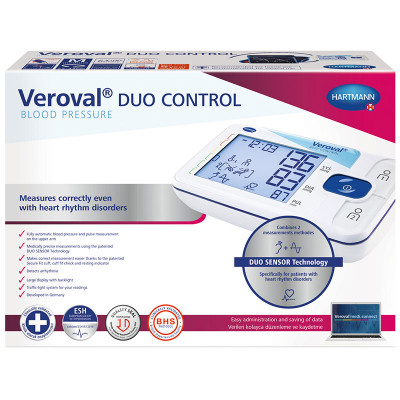 Ψηφιακό πιεσόμετρο βραχίονα Hartmann Veroval Duo Control Πιεσόμετρα ακριβείας Ηλεκτρονικά - Αναλογικά